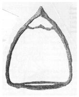 an 11th or 12th century stirrup
