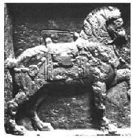 Roman 4-horned saddle