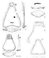 sketches of stirrups from the Museum of London